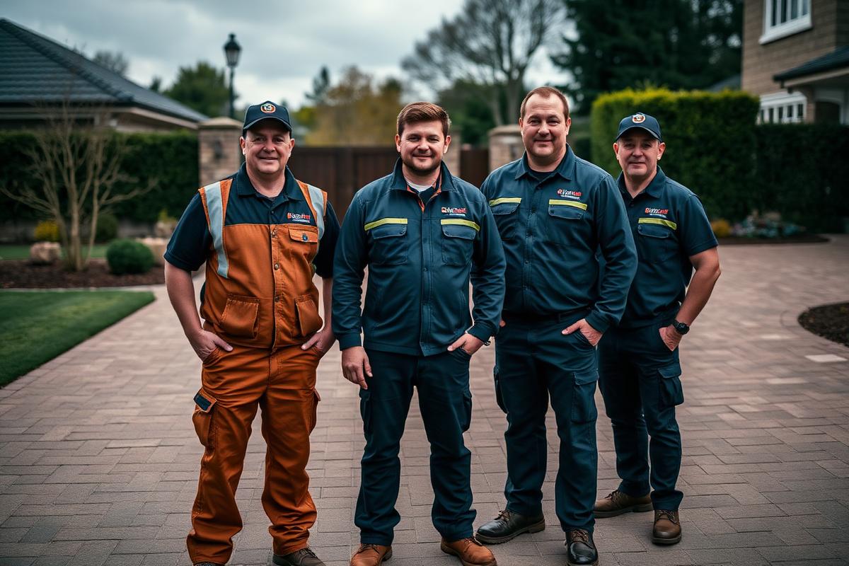 The RCJ Paving & Landscaping team